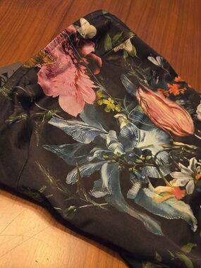 Dolls Kill Black Floral Mini Dress NWT (Small)